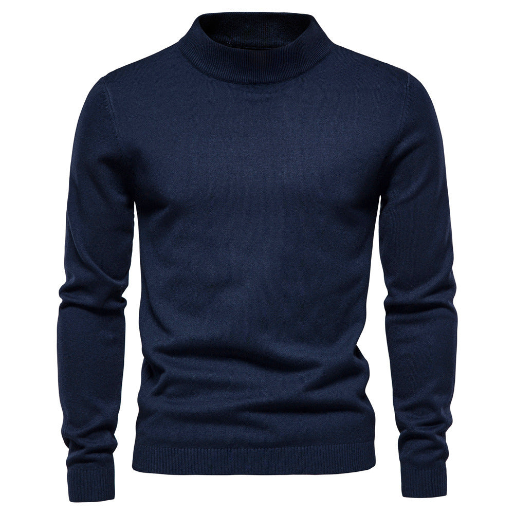 Eleganter Rollkragenpullover für Herren
