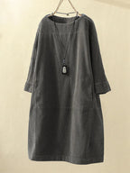 Elegantes Cordkleid für Damen | Festlich und vielseitig kombinierbar 1