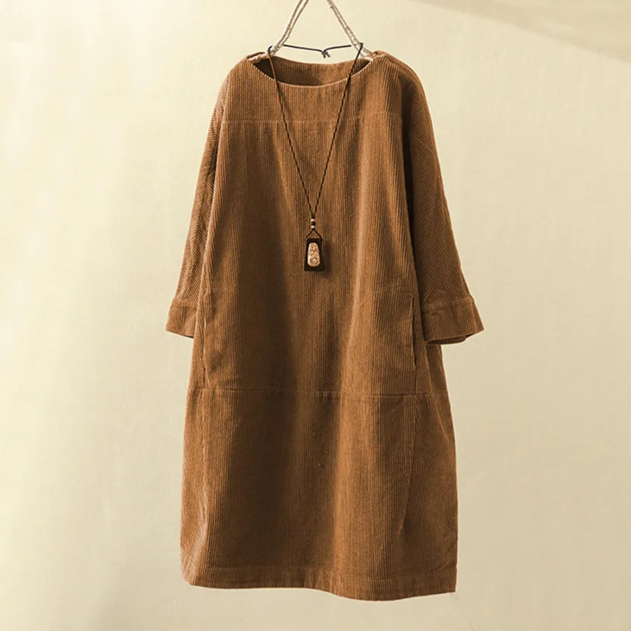 Elegantes Cordkleid für Damen | Festlich und vielseitig kombinierbar 2