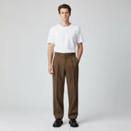 Wide-Leg Hose für Herren mit Bundfalten