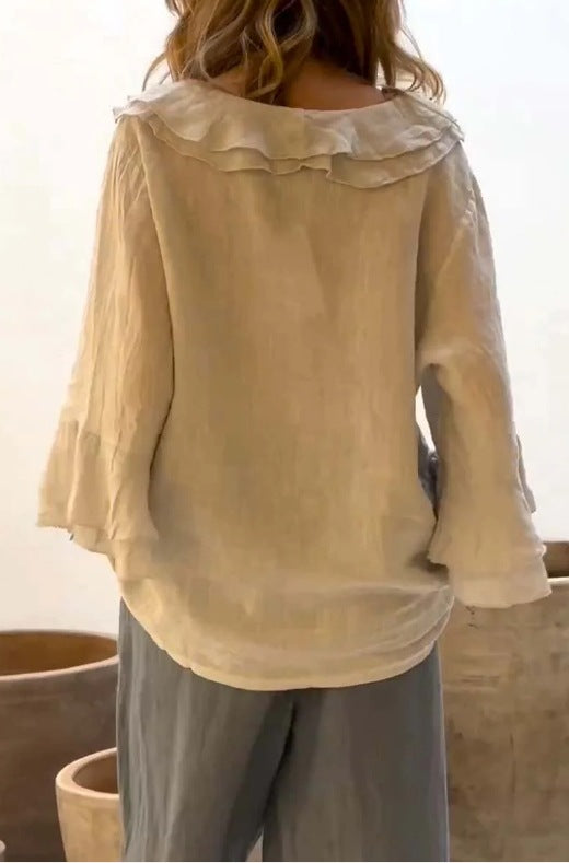 Damen Bluse mit Rüschen | Lässig