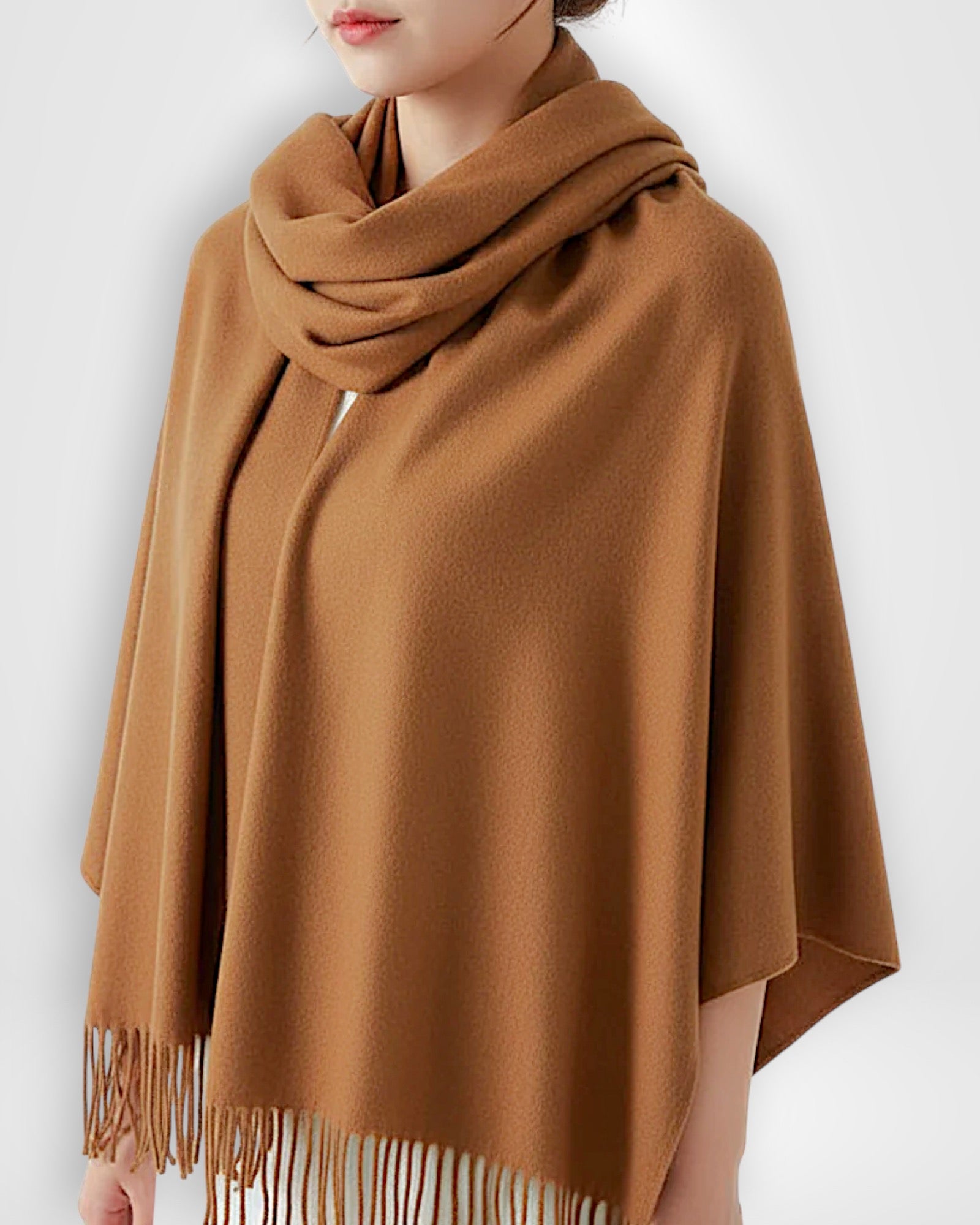 Schal Damen mit Karomuster 180 x 50 cm