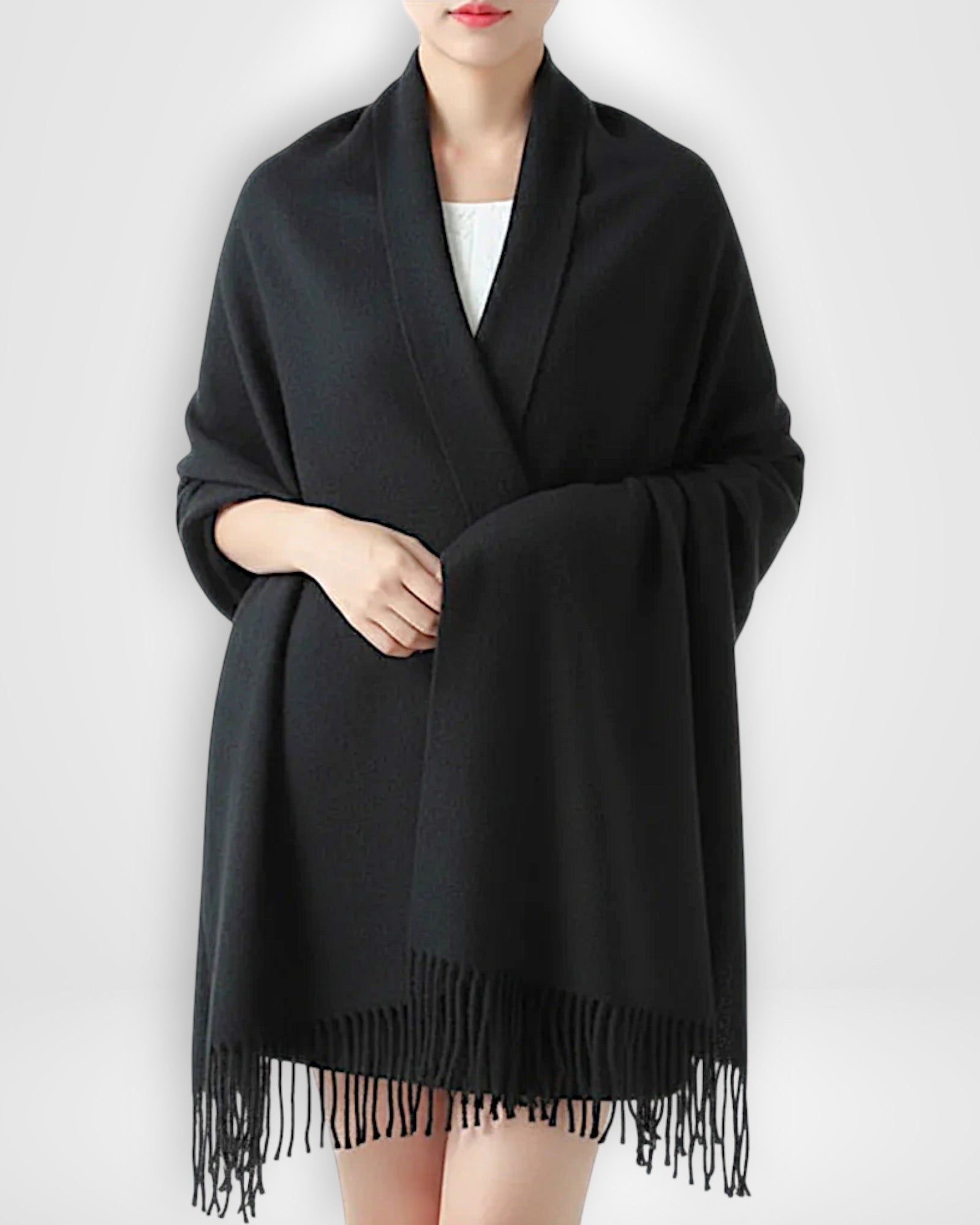 Schal Damen mit Karomuster 180 x 50 cm