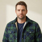 Gefütterte Holzfäller Hemdjacke für Herren