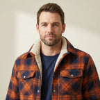 Gefütterte Holzfäller Hemdjacke für Herren