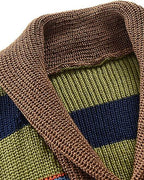 Pullover für Herren mit Kragen und Knopfleiste