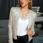 Kurzjacke mit Glitzer