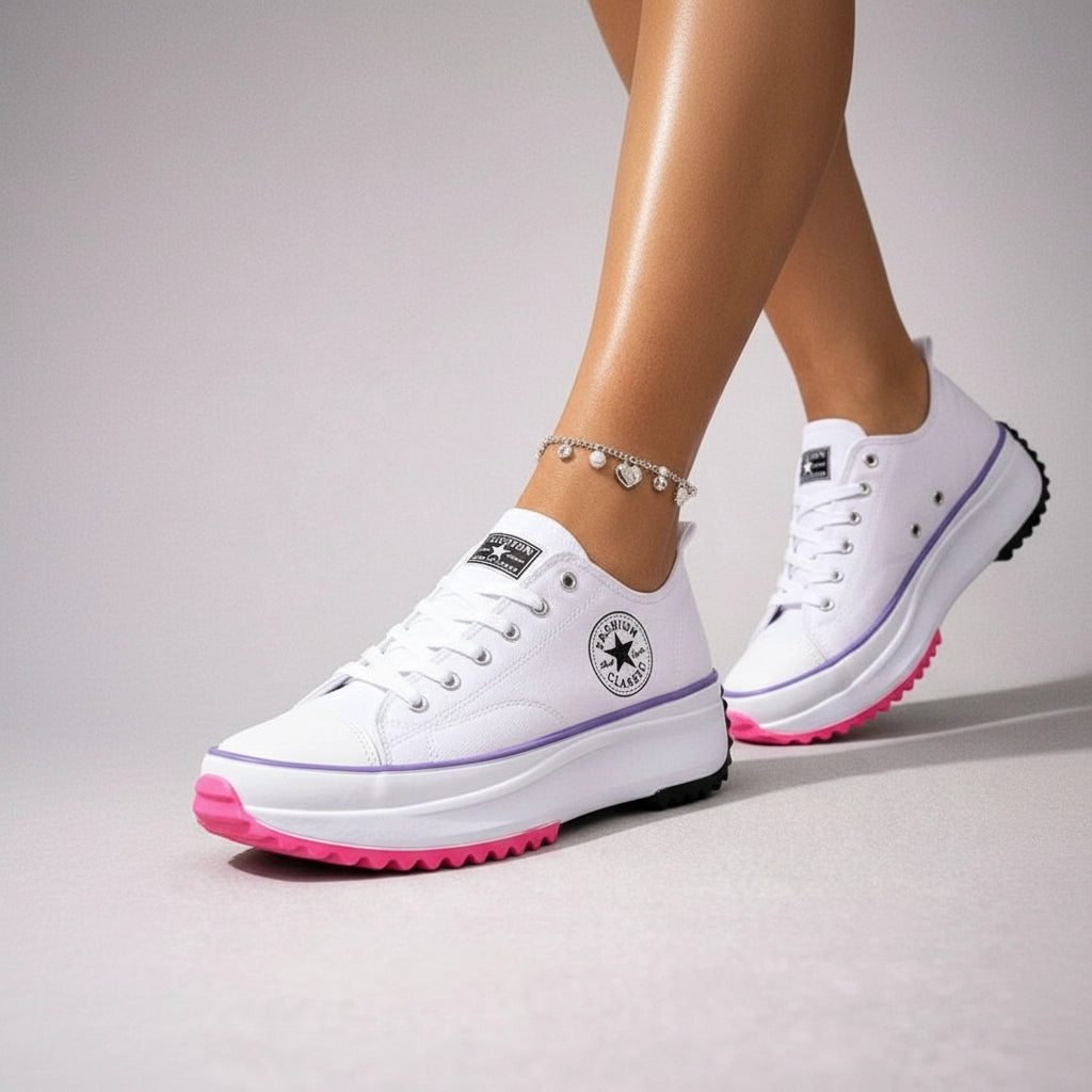 Turnschuhe für Damen mit Orthopädischer Funktion und Rutschfester Sohle