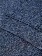 Halboffene Blazerjacke für Herren mit Reverskragen 5