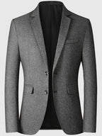 Halboffene Blazerjacke für Herren mit Reverskragen 9