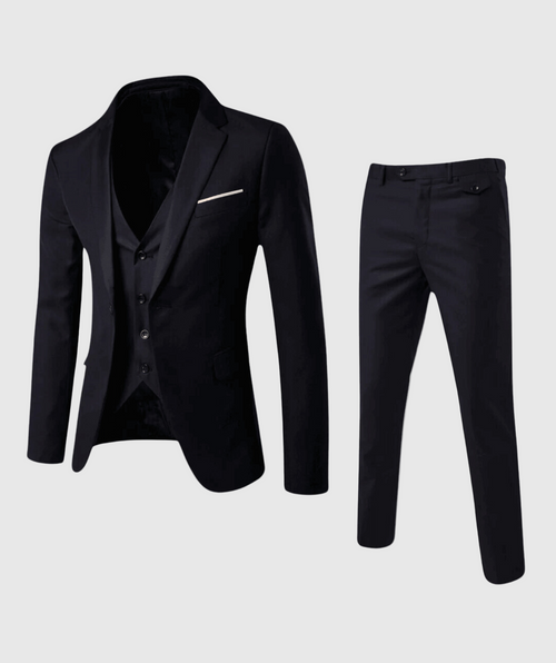 Herren Anzug | Dreiteiliges Set mit Weste für formelle Anlässe | Passform 3