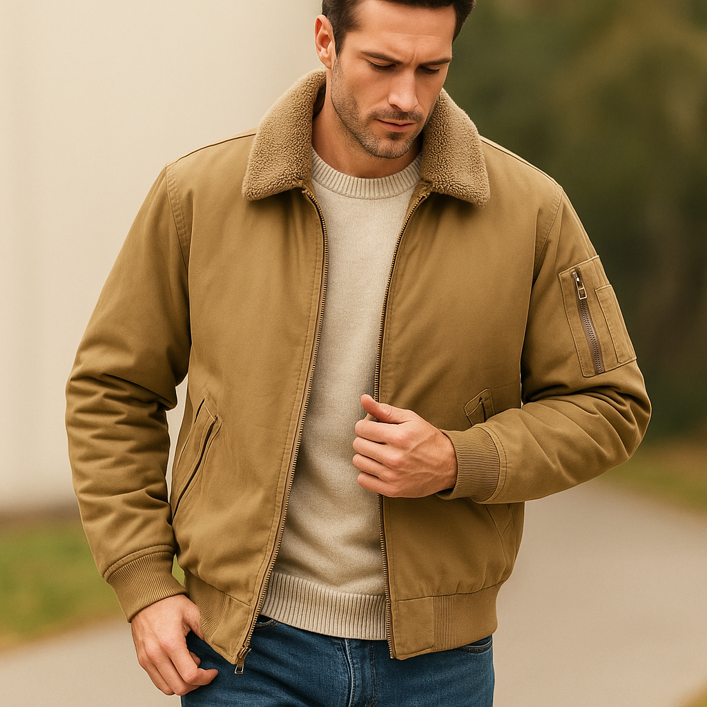 Herren Bomberjacke im klassischen Fliegerstil