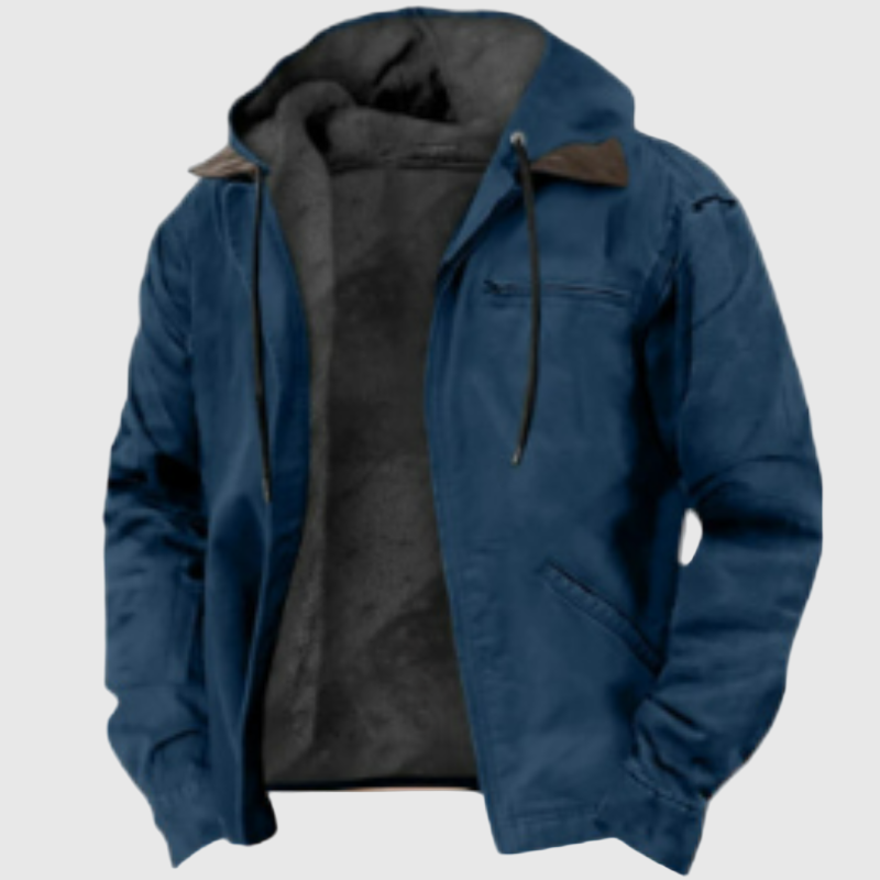 Herrenjacke mit Kapuze für kalte Wintertage 2