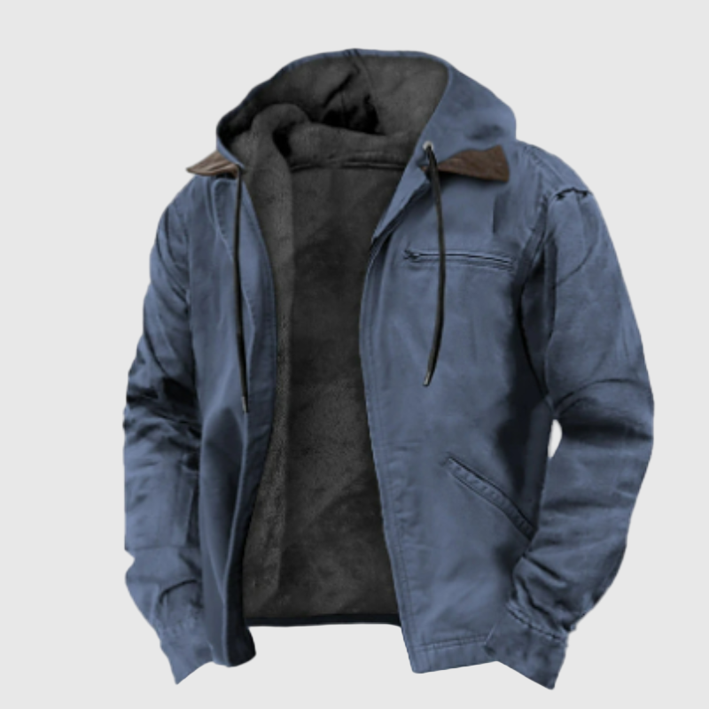 Herrenjacke mit Kapuze für kalte Wintertage 3