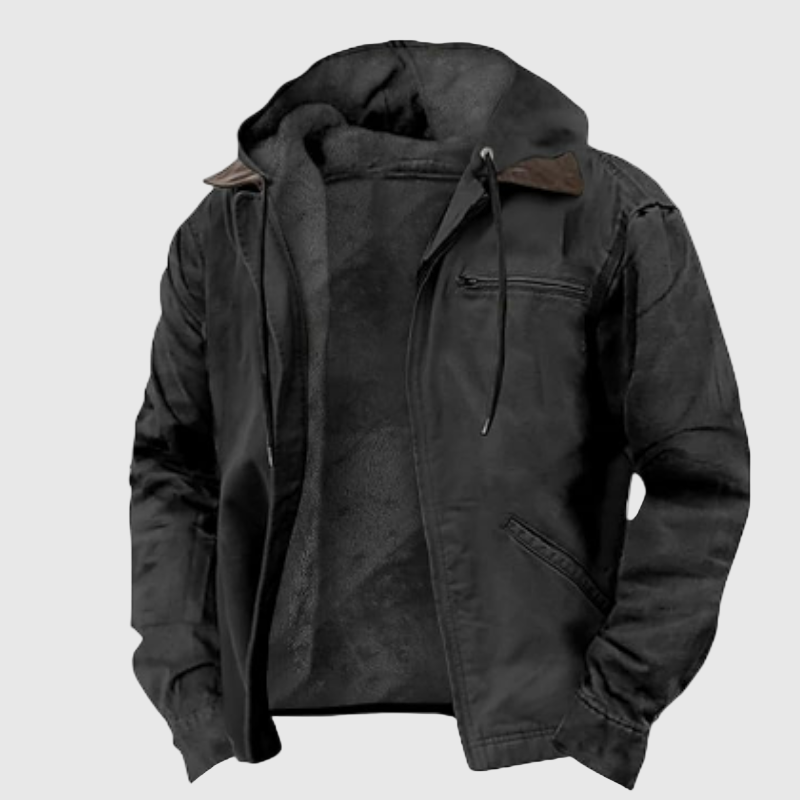 Herrenjacke mit Kapuze für kalte Wintertage 4