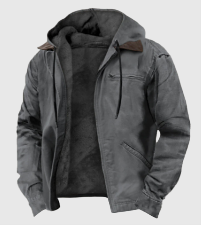 Herrenjacke mit Kapuze für kalte Wintertage 5