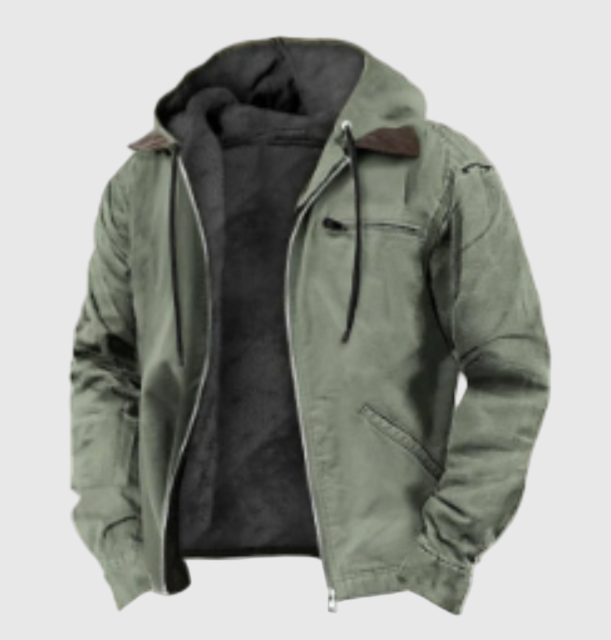 Herrenjacke mit Kapuze für kalte Wintertage 6