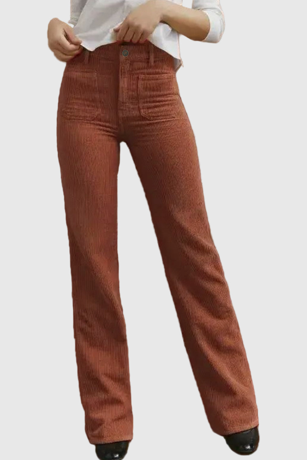 Bootcut Cord Jeans für Damen | Hochtaillierte & Stretch