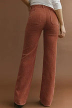 Bootcut Cord Jeans für Damen | Hochtaillierte & Stretch 1