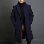 Hochwertiger Wollmantel im Trenchcoat-Stil für Herren 3