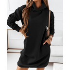 Hoodie Kleid mit Kapuze | Streetstyle für Damen 0