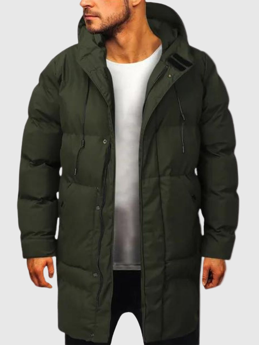 Isolierender Winterparka Jacke für Herren mit Stehkragen 1
