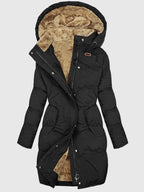 Isolierte Damenjacke mit Abnehmbarer Kapuze | Elegante Übergangsjacke 1