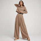 Zweiteiliges Palazzo-Set für Damen