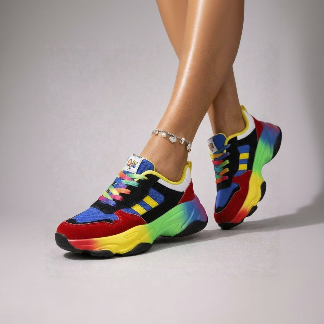 Komfort Sneaker Schuhe für Damen in bequemer Weite mit leichter Sohle