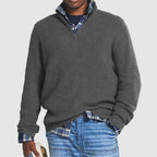 Kaschmir Pullover Herren mit Reißverschluss | Business-Casual Stil 8