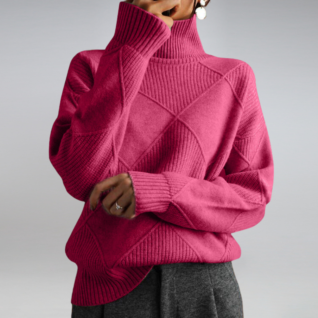 Kaschmir Rollkragenpullover für Damen | Eleganter Regular Fit 9
