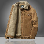 Winterjacke für Herren mit warmem Teddyfell 2