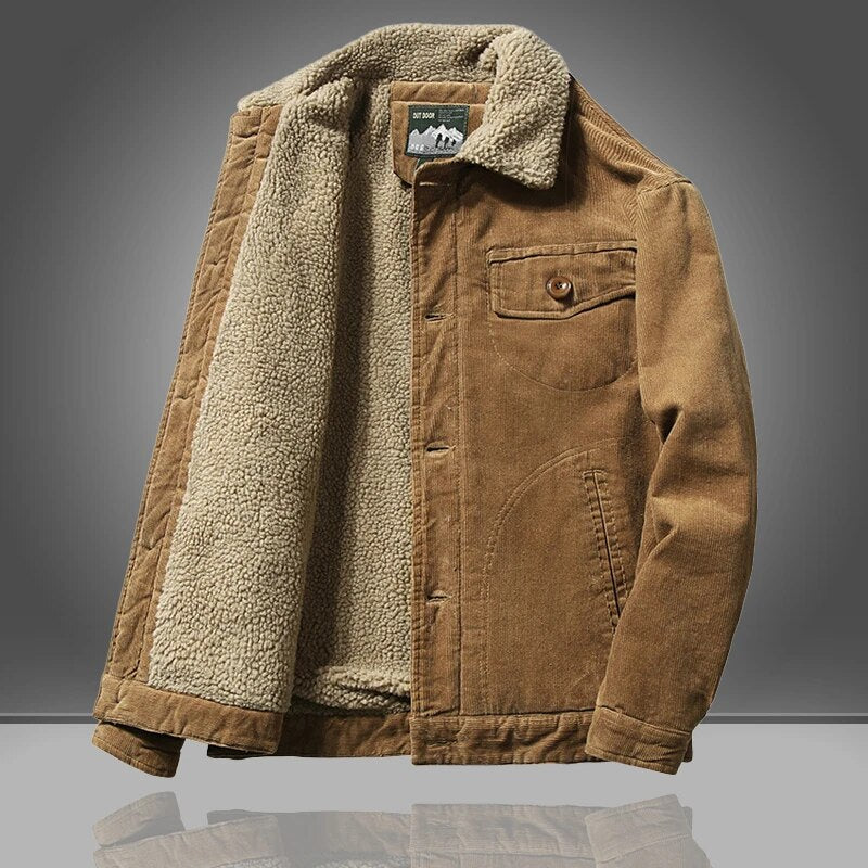 Winterjacke für Herren mit warmem Teddyfell 2