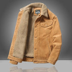 Winterjacke für Herren mit warmem Teddyfell 4