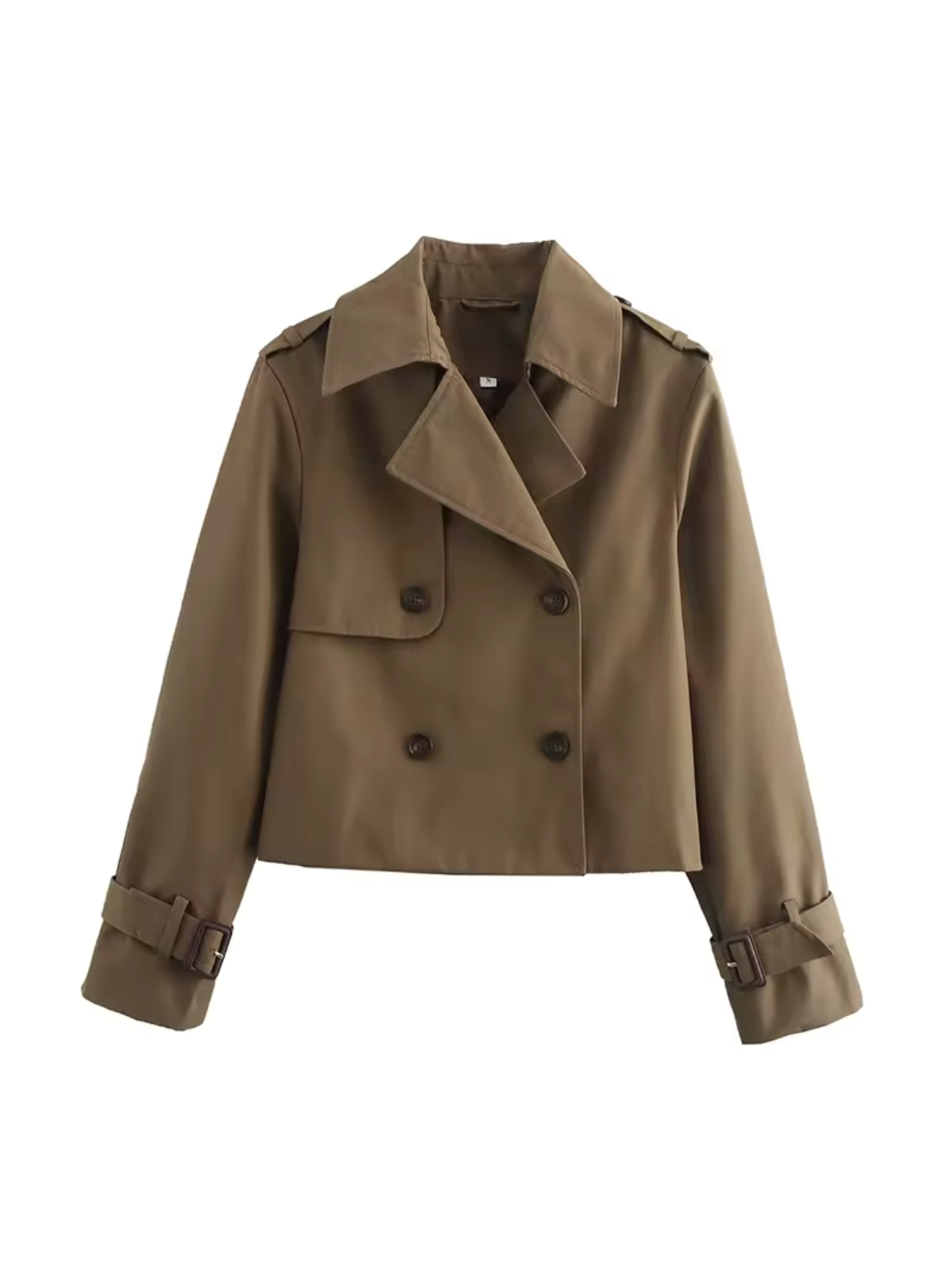 Trendiger Kurzer Trenchcoat für Damen 2