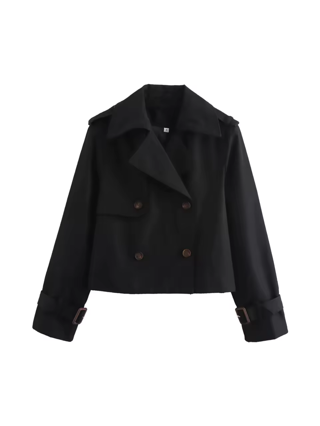 Trendiger Kurzer Trenchcoat für Damen 3