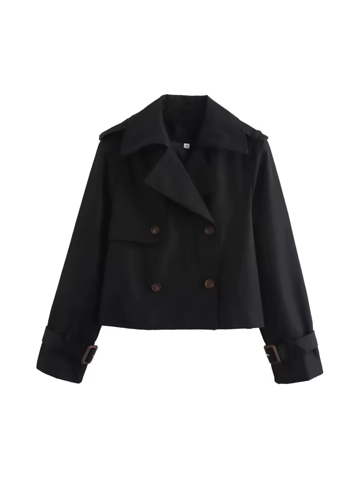 Trendiger Kurzer Trenchcoat für Damen 3