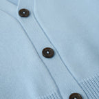 Klassischer Herren Knit Cardigan mit Knöpfen und V-Ausschnitt