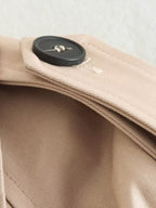 Klassischer kurzer Trenchcoat für Damen mit zweireihigem Design