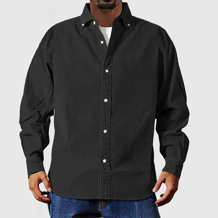 Cordhemd in Pastellfarben für Herren | Weicher Corduroy 3