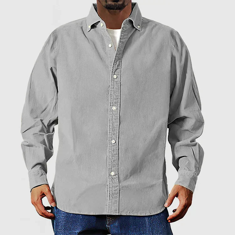 Cordhemd in Pastellfarben für Herren | Weicher Corduroy 6