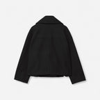 Kurze Jacke für Damen mit Reverskragen im zeitlosen zweireihigen Design