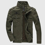 Langärmlige Bikerjacke Herren im Slim-Fit Design 1