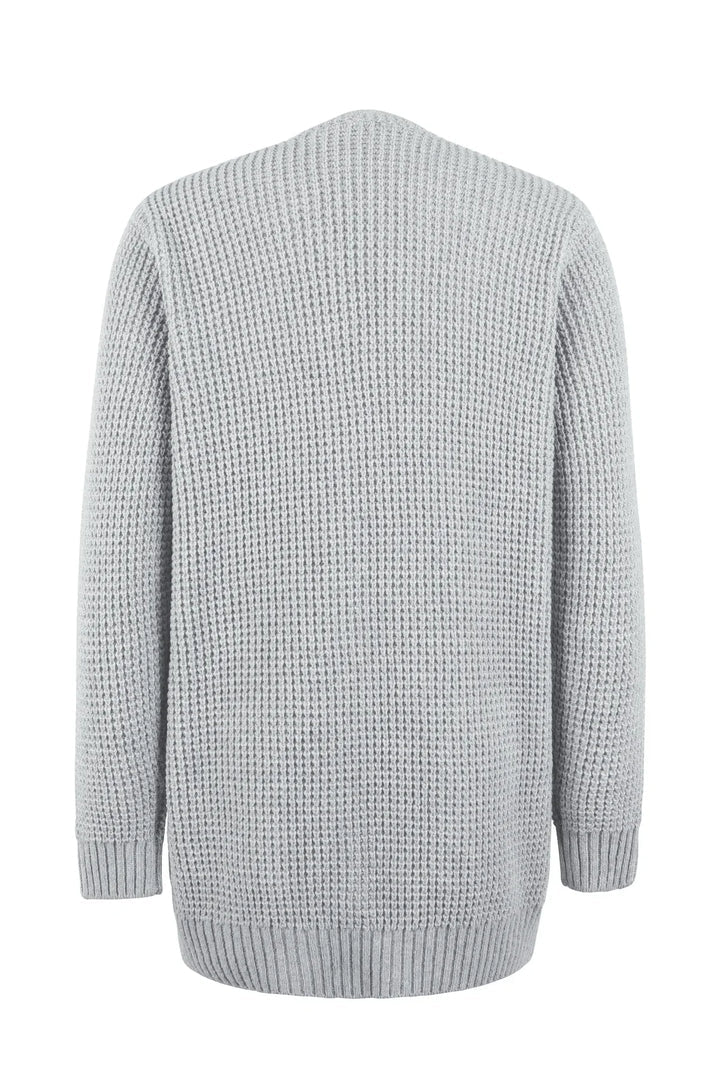 Langärmlige Strickjacke Damen, Klassisch und Bequem 3