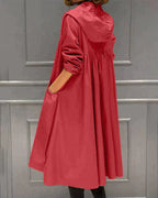 Lange Damen Regenjacke, Wasserdicht und Atmungsaktiv 5
