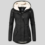 Lange wasserdichte Winterjacke mit Kapuze | Damen Wintermantel für kalte Tage 1