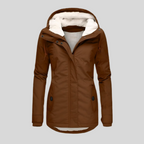 Lange wasserdichte Winterjacke mit Kapuze | Damen Wintermantel für kalte Tage 3