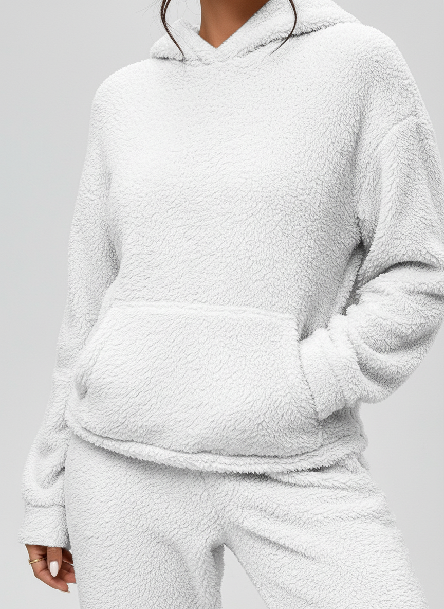 Weiches Lounge Set für Damen mit Hoodie