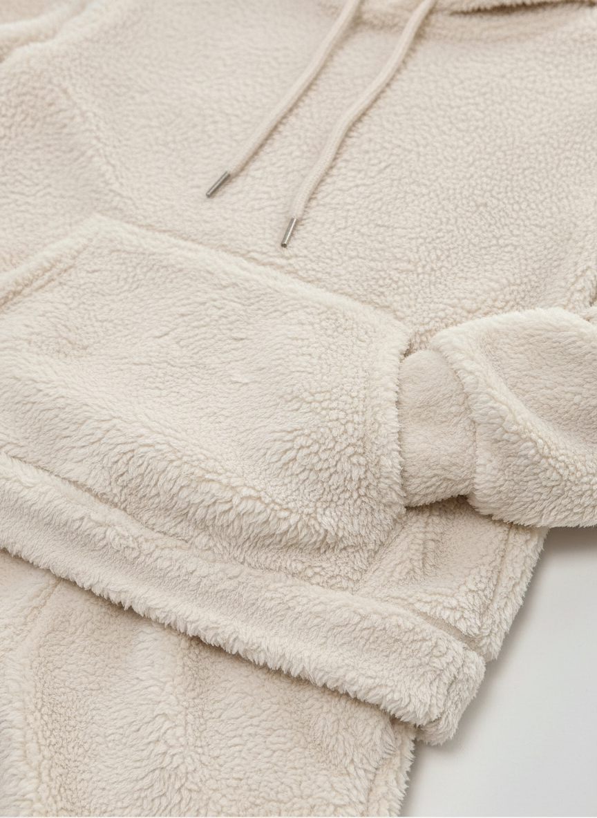 Weiches Lounge Set für Damen mit Hoodie