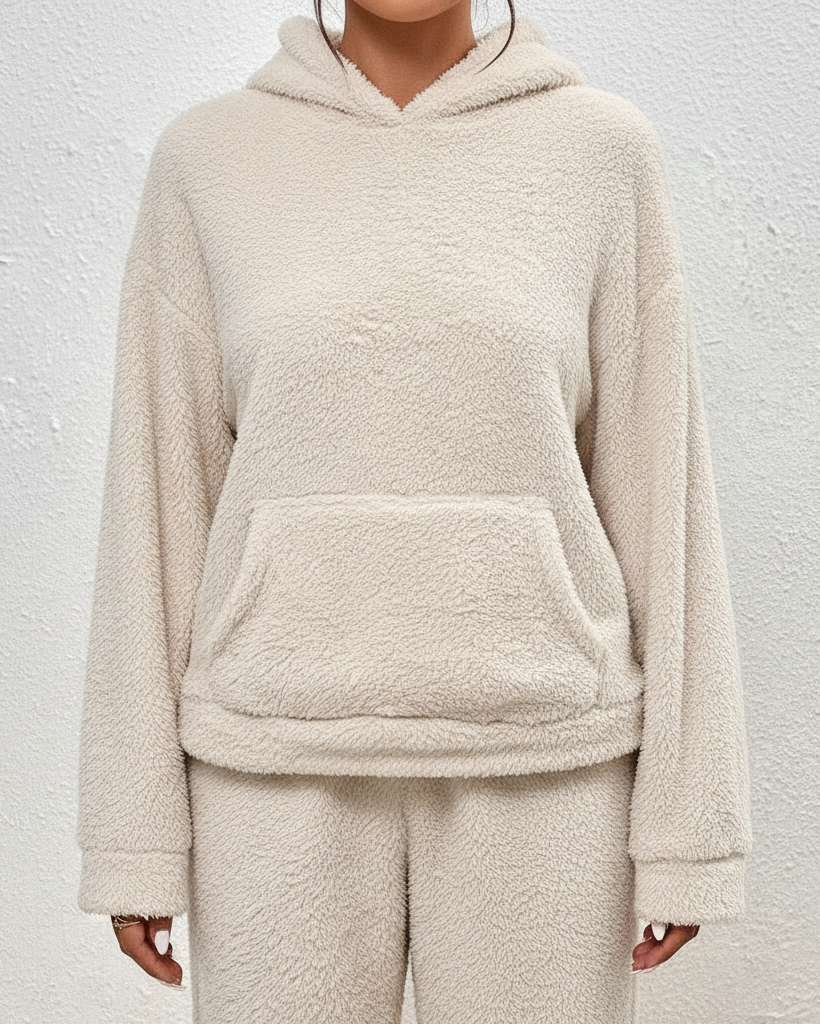 Weiches Lounge Set für Damen mit Hoodie